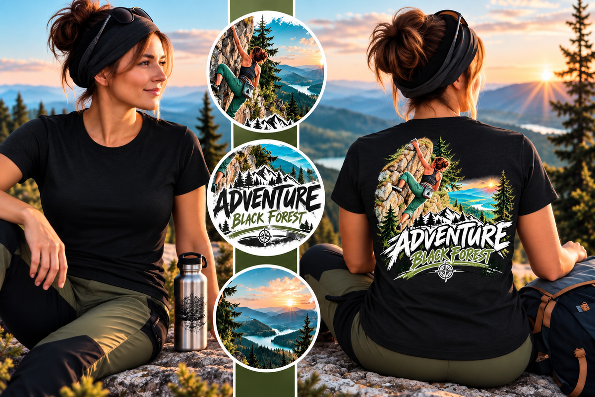 Adventure Black Forest - Damen Kletter Shirt
