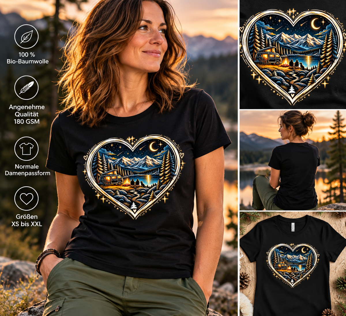 Adventure in My Heart - Damen Bio-Shirt
